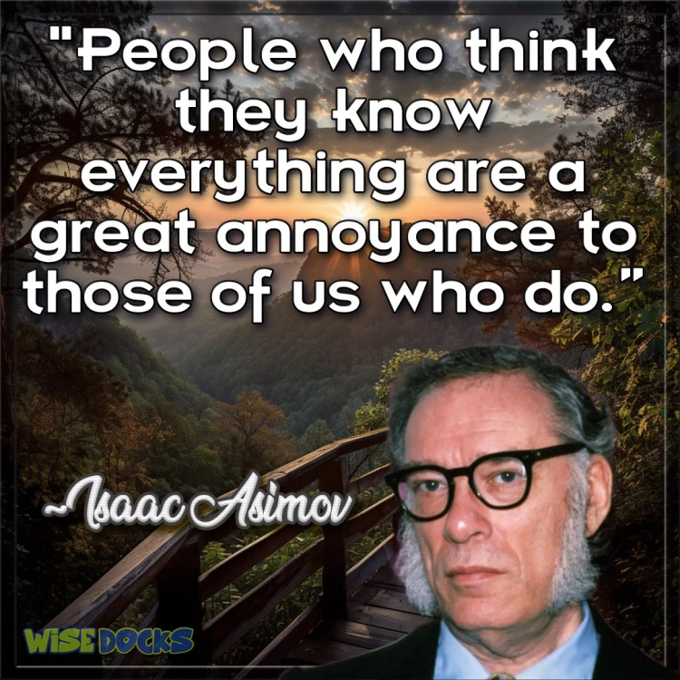 Isaac Asimov quote