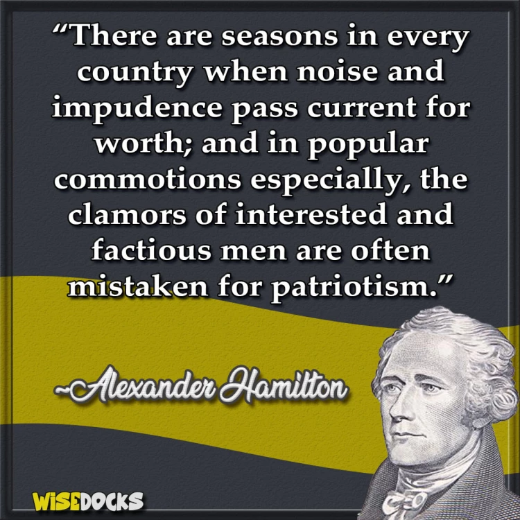 alexander hamilton quotes