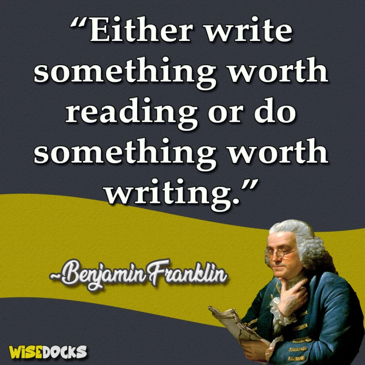 Benjamin Franklin quote