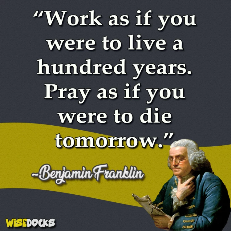 Benjamin Franklin quote