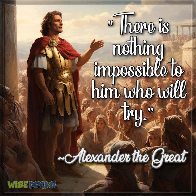 Alexander The Great Nothing Is Impossible