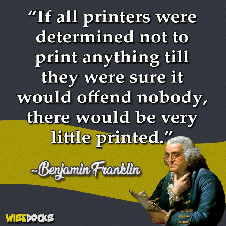 Benjamin Franklin quote