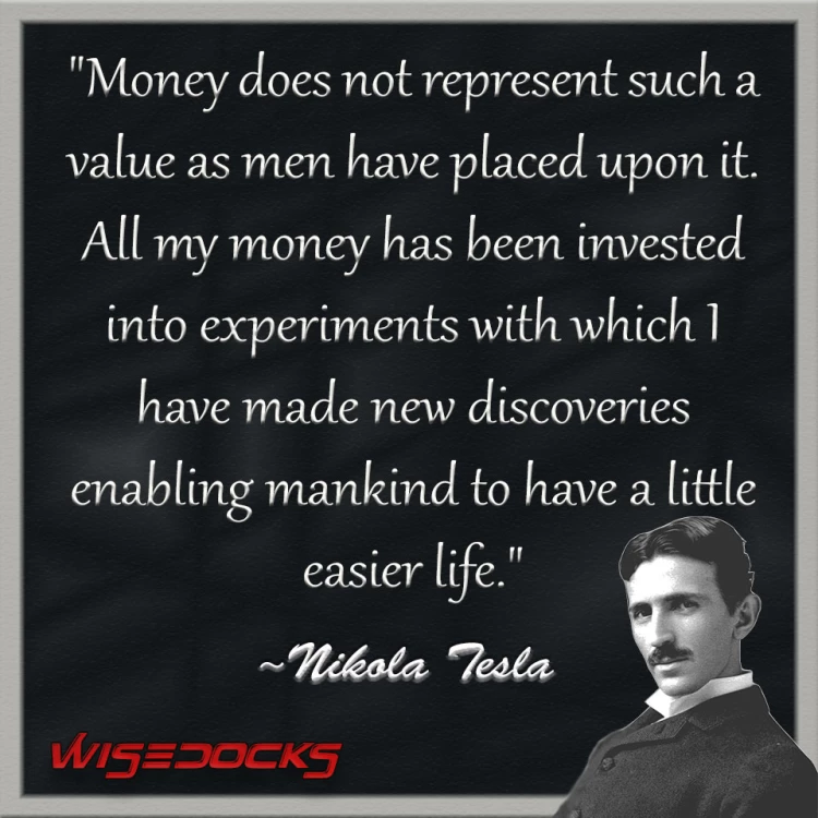 Nikola Tesla money