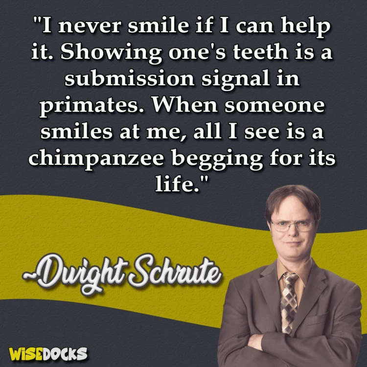 Dwight Schrute Don't Smile