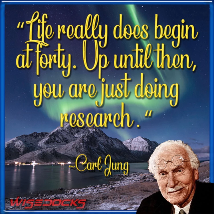 Carl Jung life begins at forty