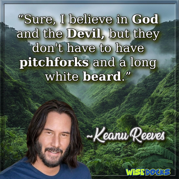 Keanu Reeves on religion