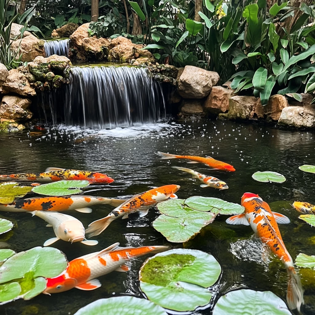 Koi Ponds Are Peaceful Escapes