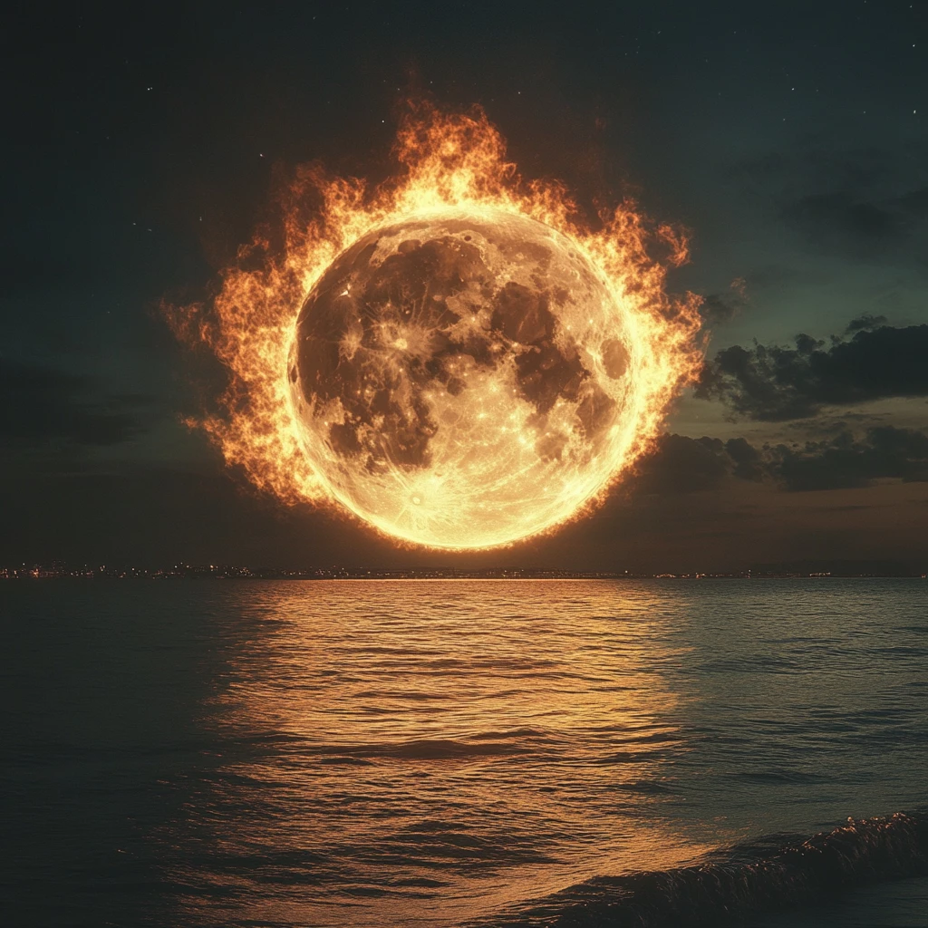 Moon On Fire