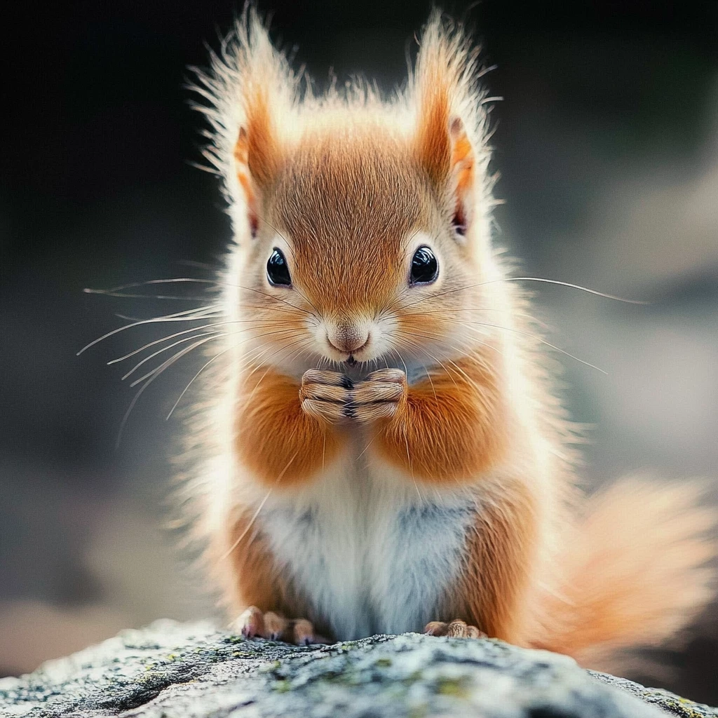 Baby Squirrel Relaxing