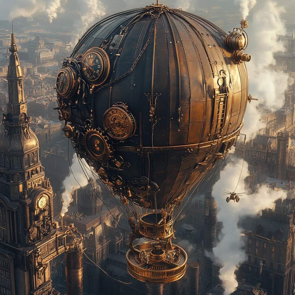 Steampunk Hot Air Balloon