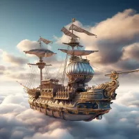 Download, Vote, or share: Steampunk Ship