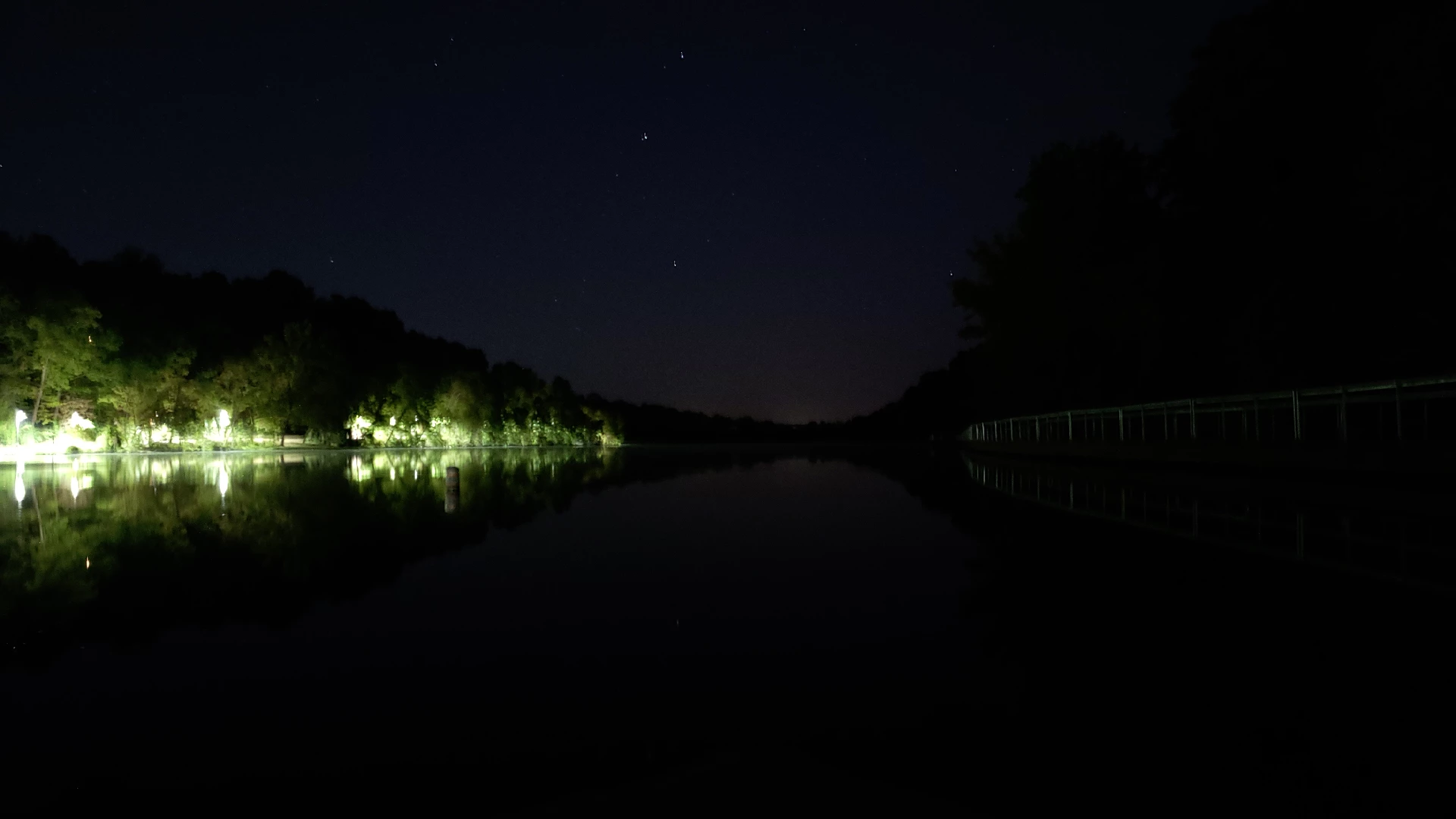 Lake Atalanta Is Just As Beautiful At Night