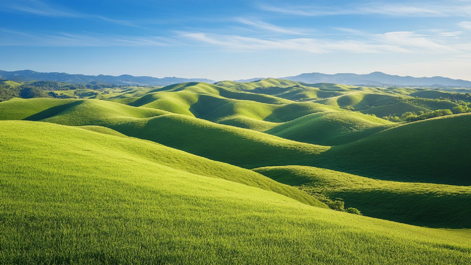 Beautiful Rolling Green Hills