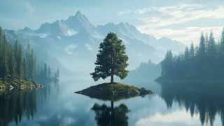 Tree Island on Serenity Lake